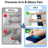 blue Memory Foam L-Shaped Elbow Rest for Desk Edge – Ergonomic Arm & Forearm Support, Non-Slip (2-Pack) blue Memory Foam L-Shaped Elbow Rest for Desk Edge – Ergonomic Arm & Forearm Support, Non-Slip (2-Pack)