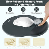 charcoal Gel Memory Foam Ergonomic Wrist Rest Set for Keyboard & Mouse – Apricot Curved Support, Non-Slip Base & Coaster (Office & Gaming) charcoal Gel Memory Foam Ergonomic Wrist Rest Set for Keyboard & Mouse – Apricot Curved Support, Non-Slip Base & Coaster (Office & Gaming)