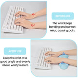 blue Cloud Keyboard Wrist Rest with PU Leather Memory Foam For Computer and Laptop - Cute Arm Rest for Palm Support blue Cloud Keyboard Wrist Rest with PU Leather Memory Foam For Computer and Laptop - Cute Arm Rest for Palm Support