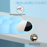 blue Cloud Keyboard Wrist Rest with PU Leather Memory Foam For Computer and Laptop - Cute Arm Rest for Palm Support blue Cloud Keyboard Wrist Rest with PU Leather Memory Foam For Computer and Laptop - Cute Arm Rest for Palm Support