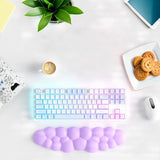 purple Cloud Keyboard Wrist Rest with PU Leather Memory Foam For Computer and Laptop - Cute Arm Rest for Palm Support purple Cloud Keyboard Wrist Rest with PU Leather Memory Foam For Computer and Laptop - Cute Arm Rest for Palm Support