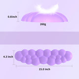 purple Cloud Keyboard Wrist Rest with PU Leather Memory Foam For Computer and Laptop - Cute Arm Rest for Palm Support purple Cloud Keyboard Wrist Rest with PU Leather Memory Foam For Computer and Laptop - Cute Arm Rest for Palm Support