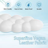 white Cloud Keyboard Wrist Rest with PU Leather Memory Foam For Computer and Laptop - Cute Arm Rest for Palm Support white Cloud Keyboard Wrist Rest with PU Leather Memory Foam For Computer and Laptop - Cute Arm Rest for Palm Support