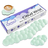 light green Cloud Wrist Rest Keyboard And Mouse Set with PU Leather Memory Foam For Computer and Laptop - Cute Arm Rest for Palm Support light green Cloud Wrist Rest Keyboard And Mouse Set with PU Leather Memory Foam For Computer and Laptop - Cute Arm Rest for Palm Support