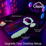 light green Cute 4-in-1 Ergonomic Cloud Wrist Rest Set – Memory Foam PU Leather for Laptop & Computer with Pain Relief and Anti-Slip Comfort light green Cute 4-in-1 Ergonomic Cloud Wrist Rest Set – Memory Foam PU Leather for Laptop & Computer with Pain Relief and Anti-Slip Comfort
