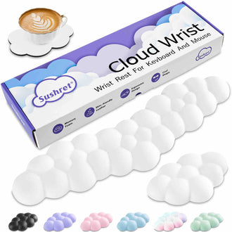 Cloud Keyboard Mouse Wrist Rest
