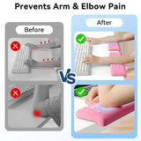 pink Memory Foam L-Shaped Elbow Rest for Desk Edge – Ergonomic Arm & Forearm Support, Non-Slip (2-Pack) pink Memory Foam L-Shaped Elbow Rest for Desk Edge – Ergonomic Arm & Forearm Support, Non-Slip (2-Pack)