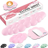 pink Cute 4-in-1 Ergonomic Cloud Wrist Rest Set – Memory Foam PU Leather for Laptop & Computer with Pain Relief and Anti-Slip Comfort pink Cute 4-in-1 Ergonomic Cloud Wrist Rest Set – Memory Foam PU Leather for Laptop & Computer with Pain Relief and Anti-Slip Comfort