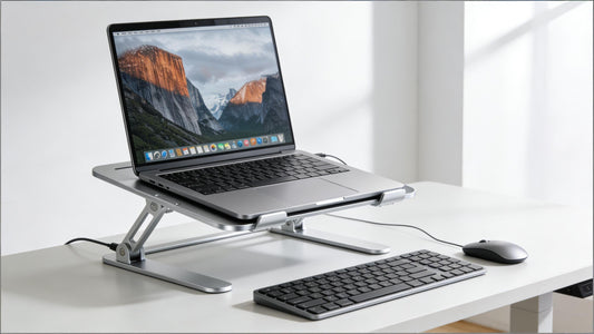 Laptop Stand Guide: Benefits, Ergonomics, Materials & Correct Setup