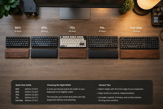 Ultimate Wrist Rest Size Guide for Mechanical Keyboards (2026)