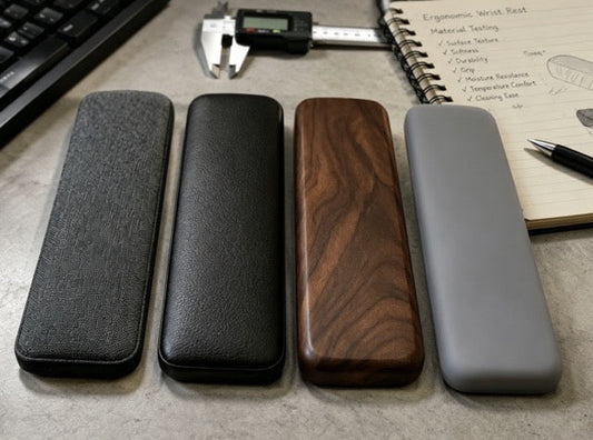 How Wrist Rest Surface Texture Affects Typing Comfort (Material Guide)