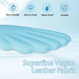 blue Angel Wing Cloud Keyboard Wrist Rest With Soft Leather Memory Foam Keyboard Wrist Support for Pain Relief