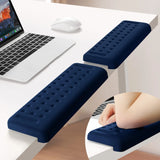 blue Memory Foam L-Shaped Elbow Rest for Desk Edge – Ergonomic Arm & Forearm Support, Non-Slip (2-Pack)
