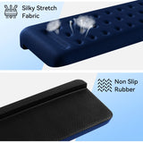 blue Memory Foam L-Shaped Elbow Rest for Desk Edge – Ergonomic Arm & Forearm Support, Non-Slip (2-Pack)