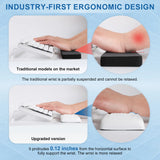 white leather Ergonomic Mouse Pad and Keyboard Wrist Rest Set with Coaster with Memory Foam For Computer and Laptop - Message Beads Carpal Tunnel Wrist Support