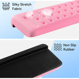 pink Memory Foam L-Shaped Elbow Rest for Desk Edge – Ergonomic Arm & Forearm Support, Non-Slip (2-Pack)