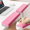 pink Memory Foam L-Shaped Elbow Rest for Desk Edge – Ergonomic Arm & Forearm Support, Non-Slip (2-Pack)