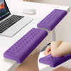 purple Memory Foam L-Shaped Elbow Rest for Desk Edge – Ergonomic Arm & Forearm Support, Non-Slip (2-Pack)