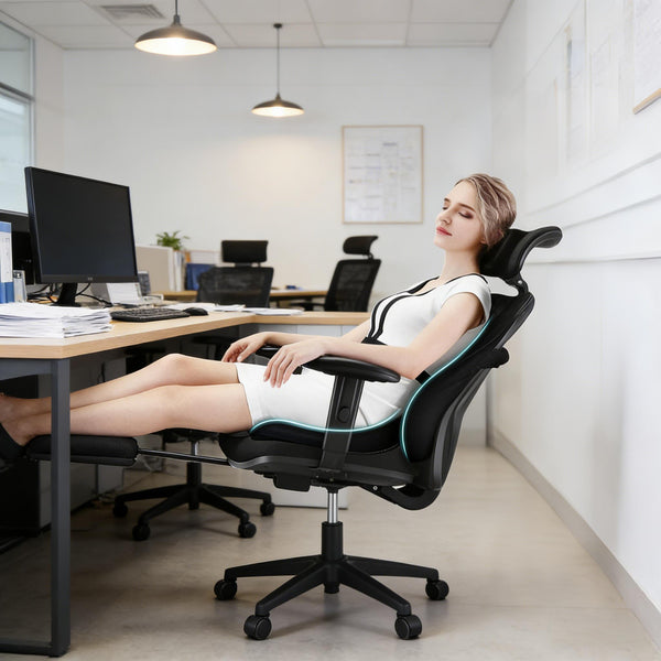 Seat cushion and lumbar support combination for enhanced ergonomic comfort